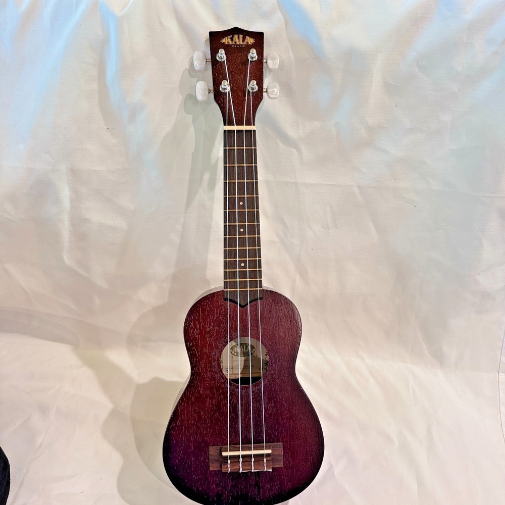 Kala KA-15S Mahogany Soprano Ukulele With Soft Carrying Case Hard Foam Velvet